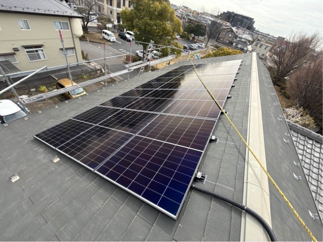 埼玉県越谷市 T様邸 太陽光パネル・蓄電池設置工事