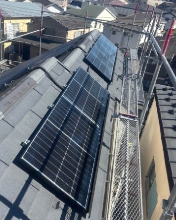 東京都練馬区 K様邸 太陽光パネル・蓄電池設置工事