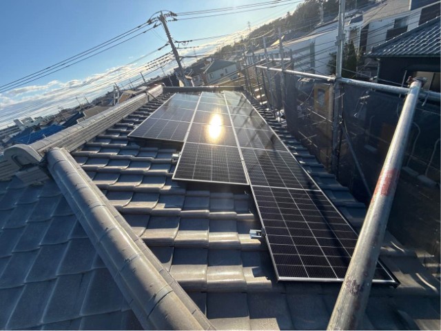 埼玉県春日部市 H様邸 太陽光パネル・蓄電池設置工事