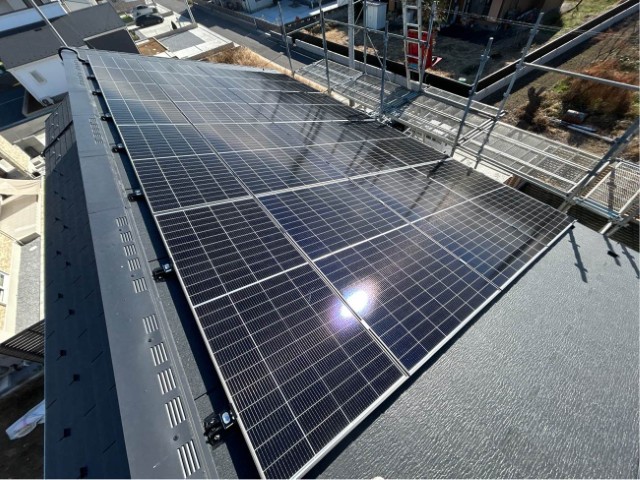 埼玉県加須市 K様邸 太陽光パネル・蓄電池設置工事